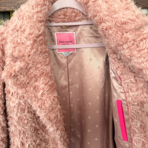 Kate Spade Faux Fur Coat - Picture 4 of 6